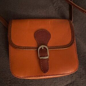 Genuine Leather Crossbody Bag, Made in Italy, EUC